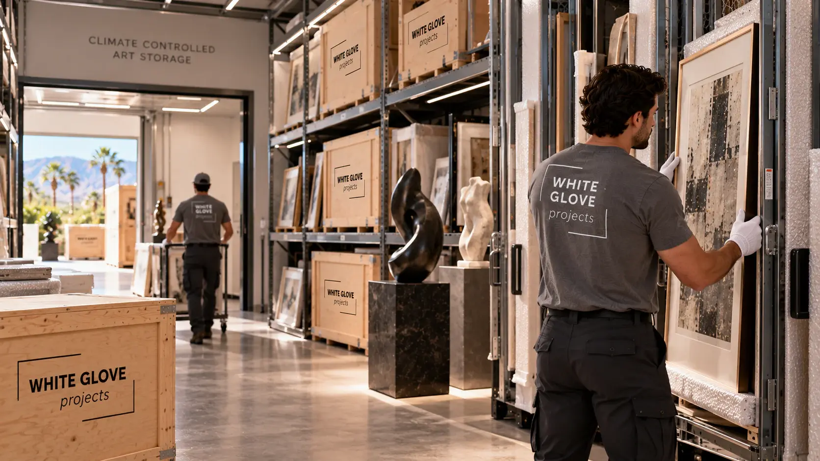 White Glove Art Storage Warehouse